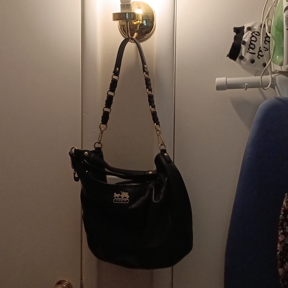 Coach Black Leather Shoulder Bag - Picture 12 of 12